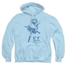 Load image into Gallery viewer, Et Bike Mens Hoodie Light Blue Light Blue