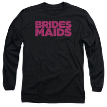 Load image into Gallery viewer, Bridesmaids Logo Mens Long Sleeve Shirt Black
