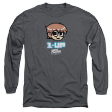 Load image into Gallery viewer, Scott Pilgrim 1 Up Mens Long Sleeve Shirt Charcoal Officially Licensed