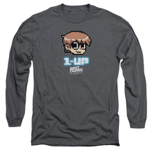 Load image into Gallery viewer, Scott Pilgrim 1 Up Mens Long Sleeve Shirt Charcoal Officially Licensed