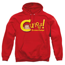 Load image into Gallery viewer, Curious George Curious Mens Hoodie Red