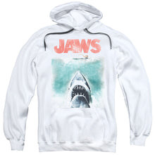 Load image into Gallery viewer, Jaws Vintage Poster Mens Hoodie White