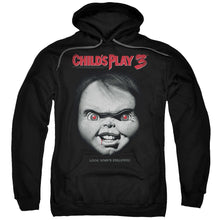 Load image into Gallery viewer, Childs Play 3 Face Poster Mens Hoodie Black
