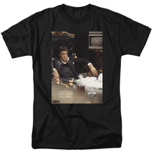 Load image into Gallery viewer, Scarface Sit Back Mens T Shirt Black