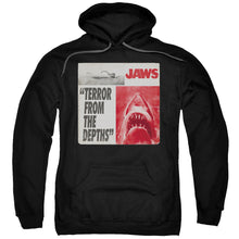 Load image into Gallery viewer, Jaws Terror Mens Hoodie Black