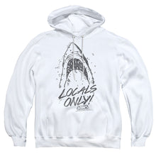 Load image into Gallery viewer, Jaws Locals Only Mens Hoodie White
