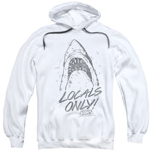 Load image into Gallery viewer, Jaws Locals Only Mens Hoodie White