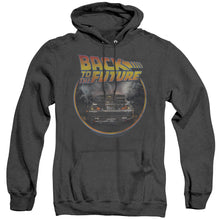 Load image into Gallery viewer, Back To The Future Back Heather Mens Hoodie Black