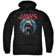 Load image into Gallery viewer, Jaws Water Circle Mens Hoodie Black