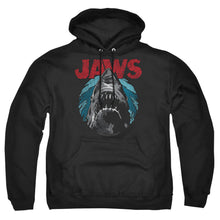 Load image into Gallery viewer, Jaws Water Circle Mens Hoodie Black