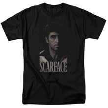 Load image into Gallery viewer, Scarface B&W Tony Mens T Shirt Black