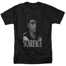 Load image into Gallery viewer, Scarface B&W Tony Mens T Shirt Black