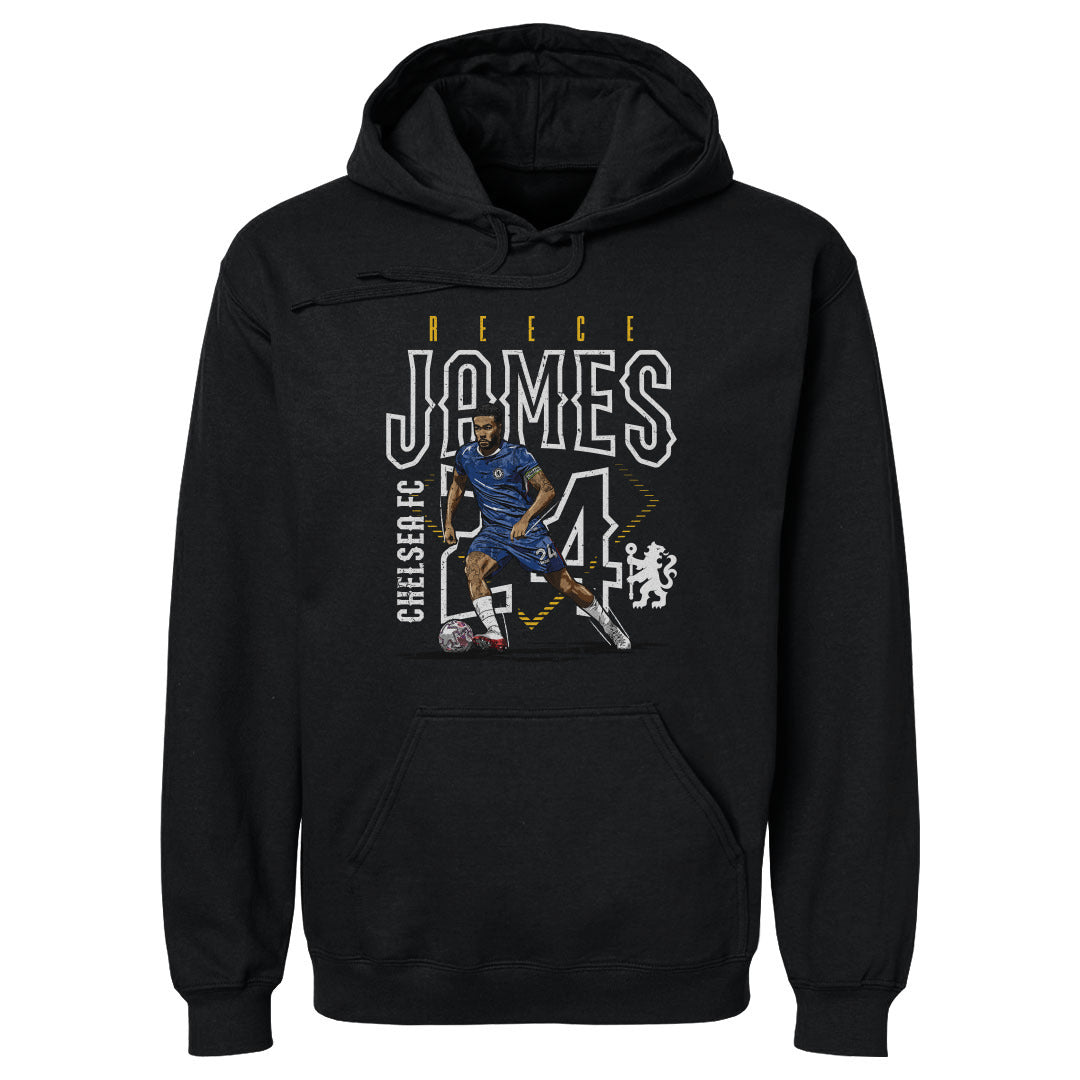 Reece James Chelsea FC Outline Number WHT