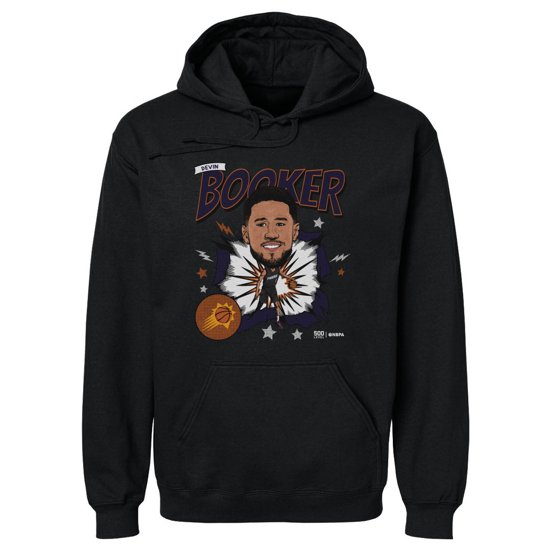 Devin Booker Phoenix Suns Caricature WHT