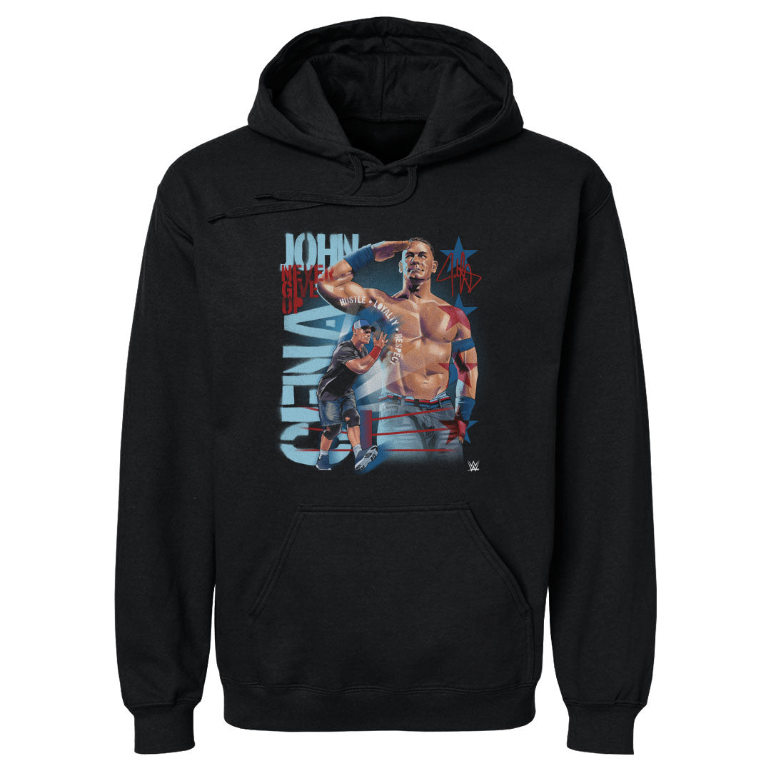 John Cena Never Give Up Salute WHT