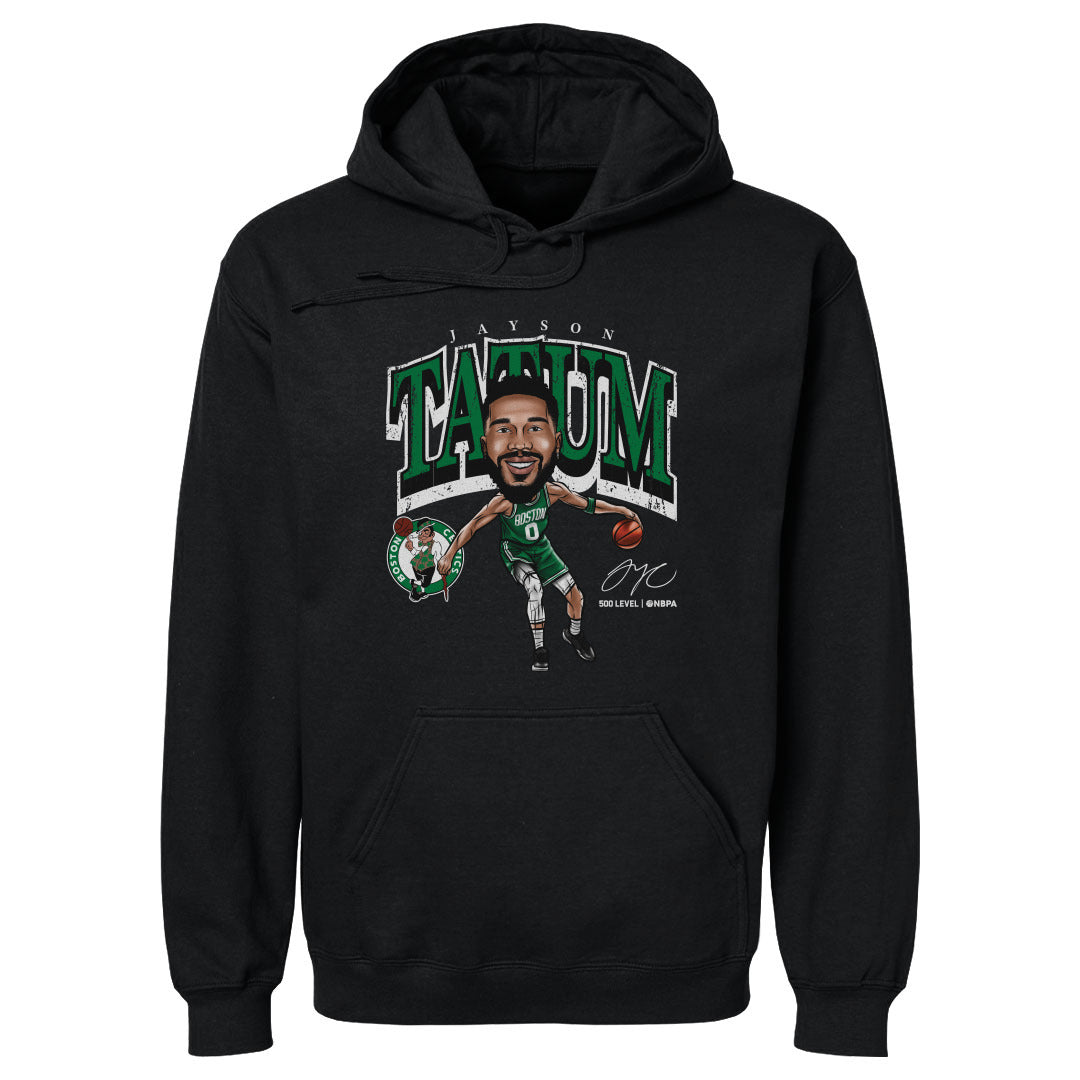 Jayson Tatum Boston Celtics Cartoon WHT