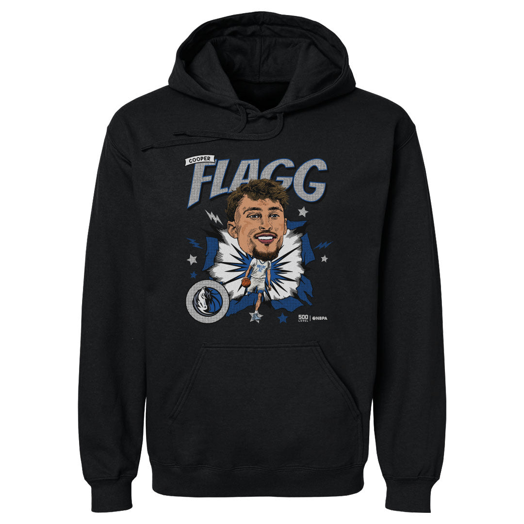 Cooper Flagg Dallas Mavericks Caricature WHT