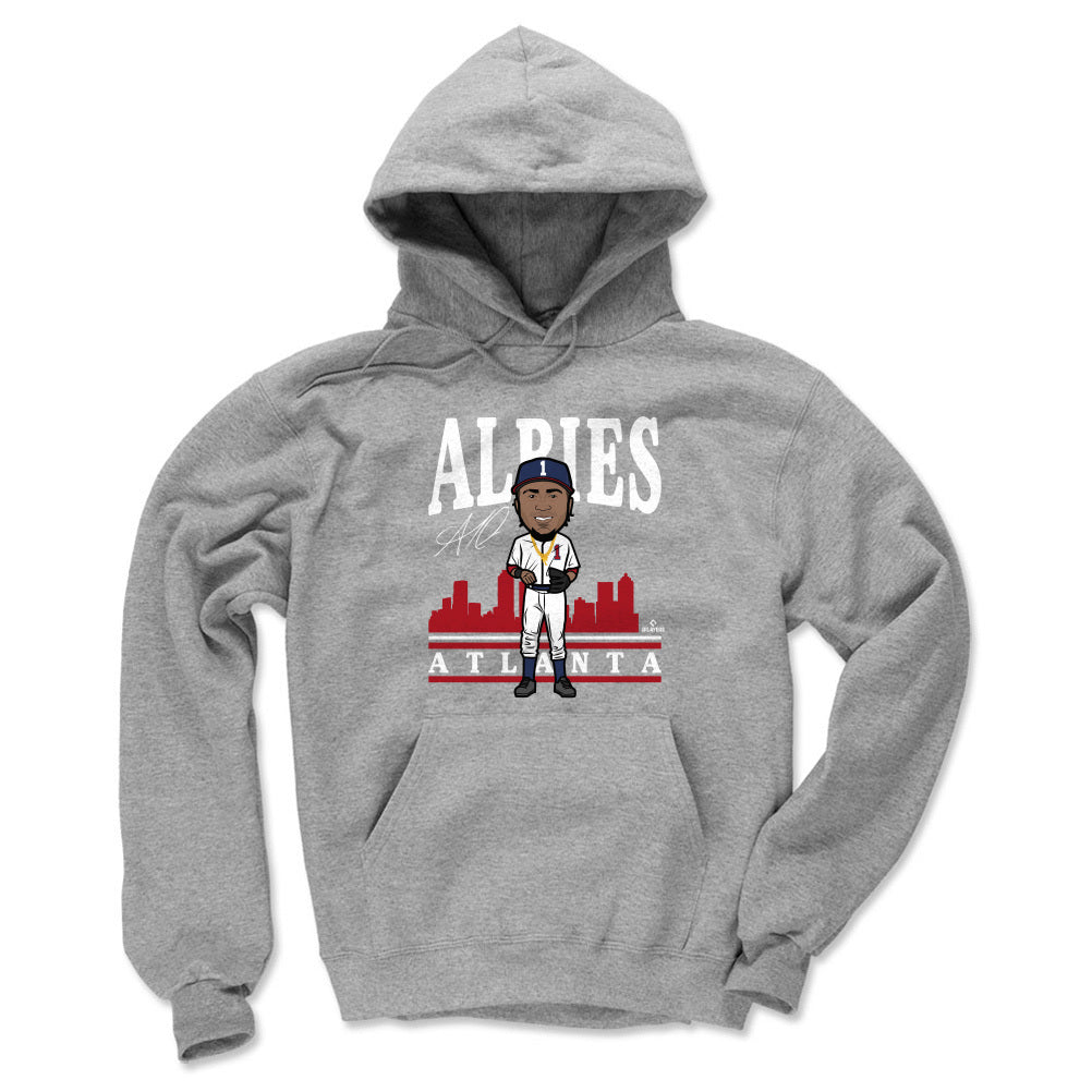 Ozzie Albies Toon R WHT