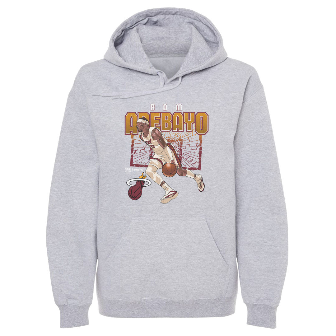 Bam Adebayo Miami Heat Shattered WHT