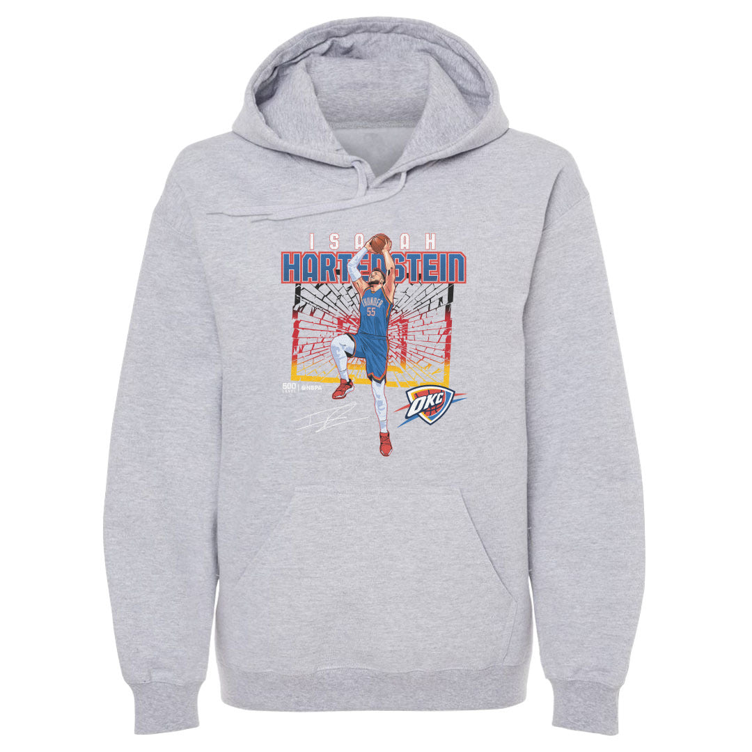 Isaiah Hartenstein Oklahoma City Thunder Shattered Flag WHT
