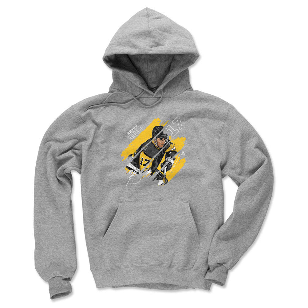 Bryan Rust Pittsburgh Stripes WHT