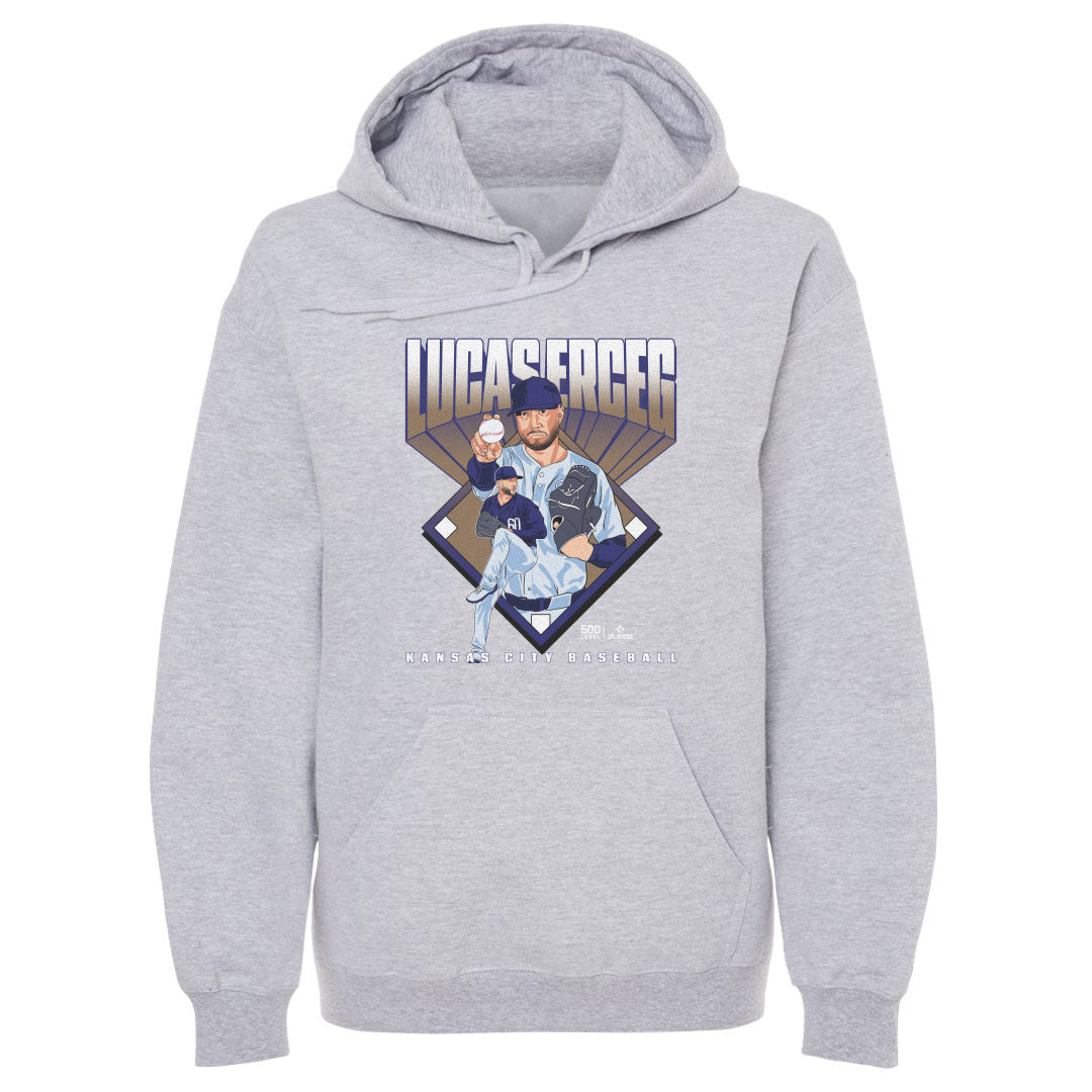 Lucas Erceg Kansas City Baseball Diamond WHT