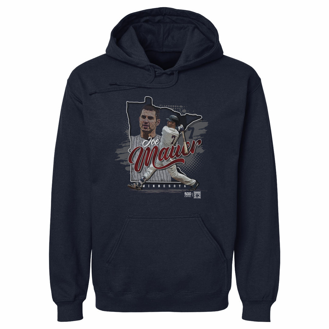 Joe Mauer Minnesota State Silhouette WHT
