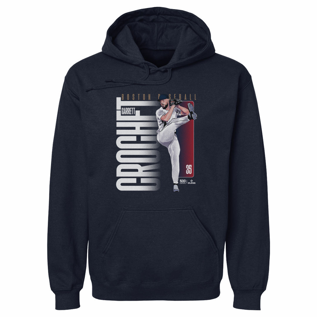 Garrett Crochet Boston Vertical Name WHT