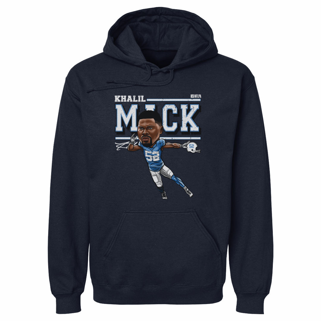 Khalil Mack Los Angeles C Cartoon WHT