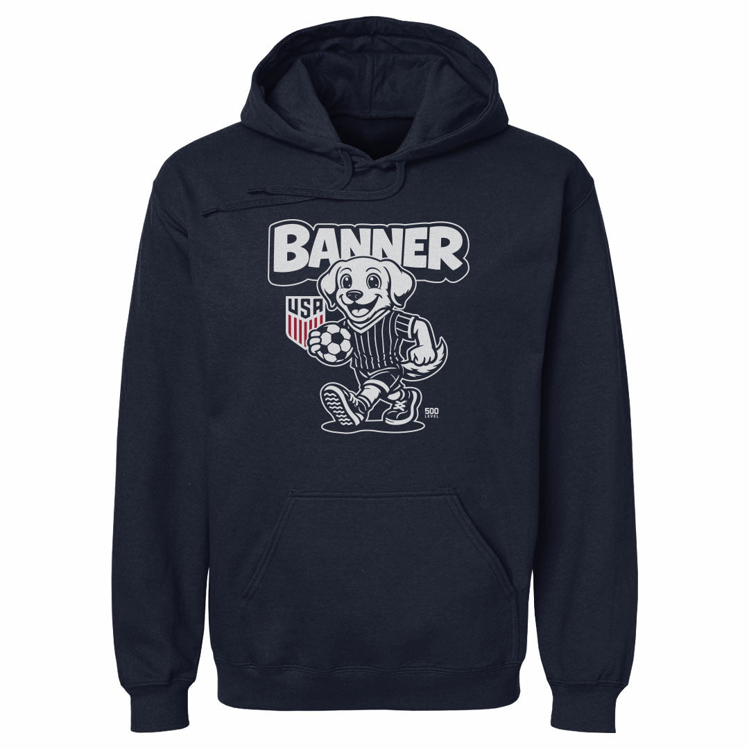 U.S. Soccer Mascot Banner WHT