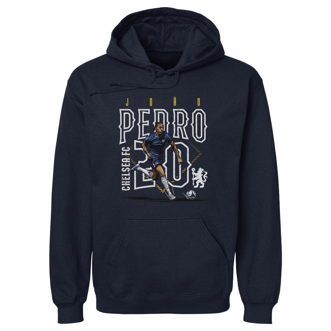 Joao Pedro Chelsea FC Outline Number WHT