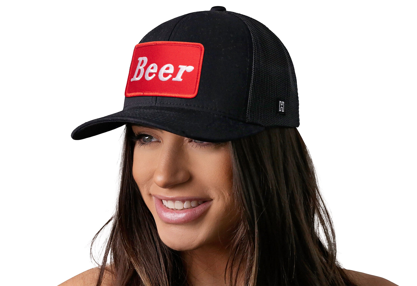 Beer Trucker Haka Hat Black Drinking Snapback