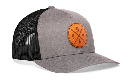 PNW Trucker Haka Hat Gray-Black PNW X Snapback