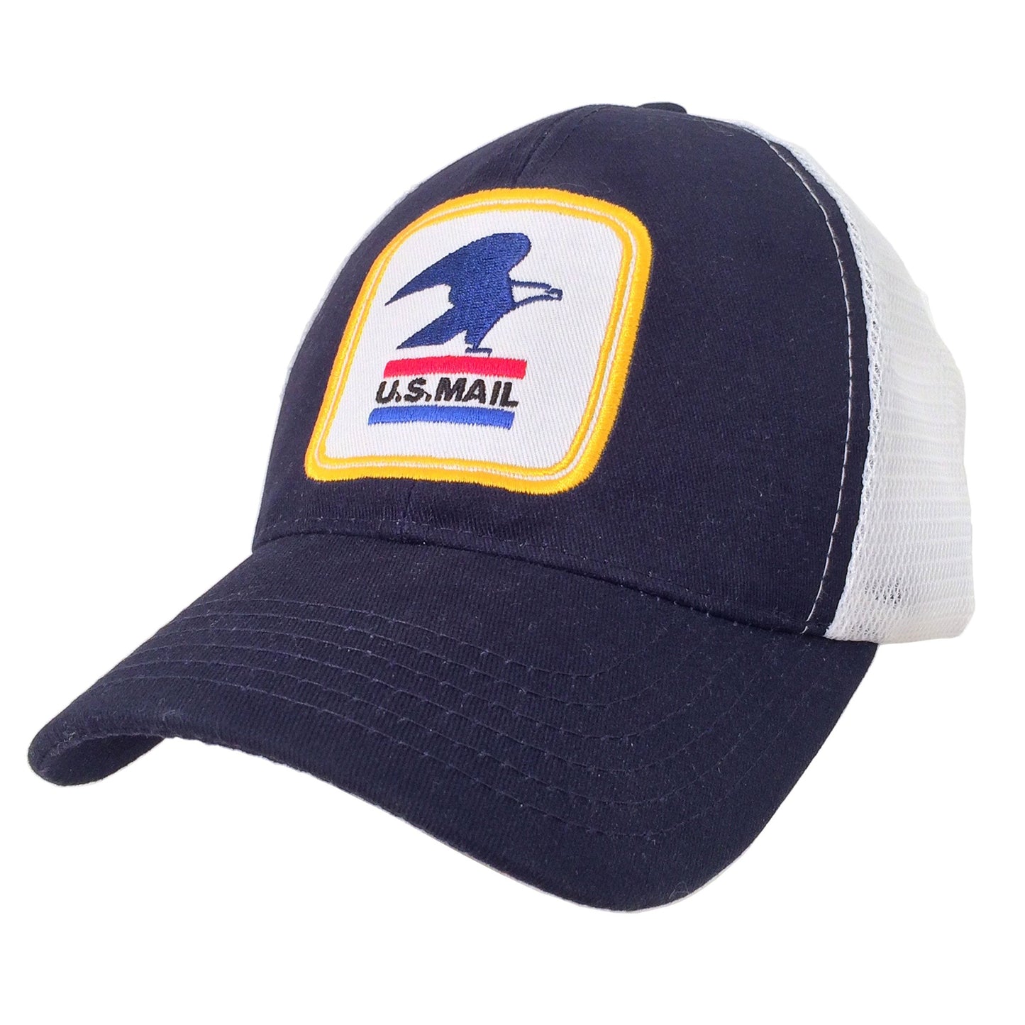 USPS U.S. Mail Eagle Adjustable Hat Blue and White