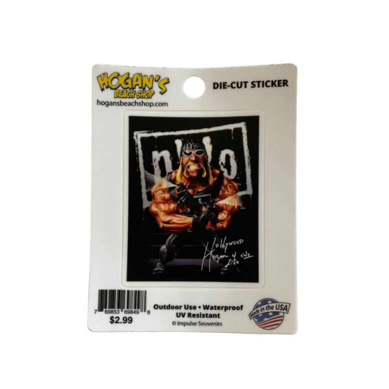 Hulk Hogan nWo Graffiti Sticker Hogan's Beach Shop