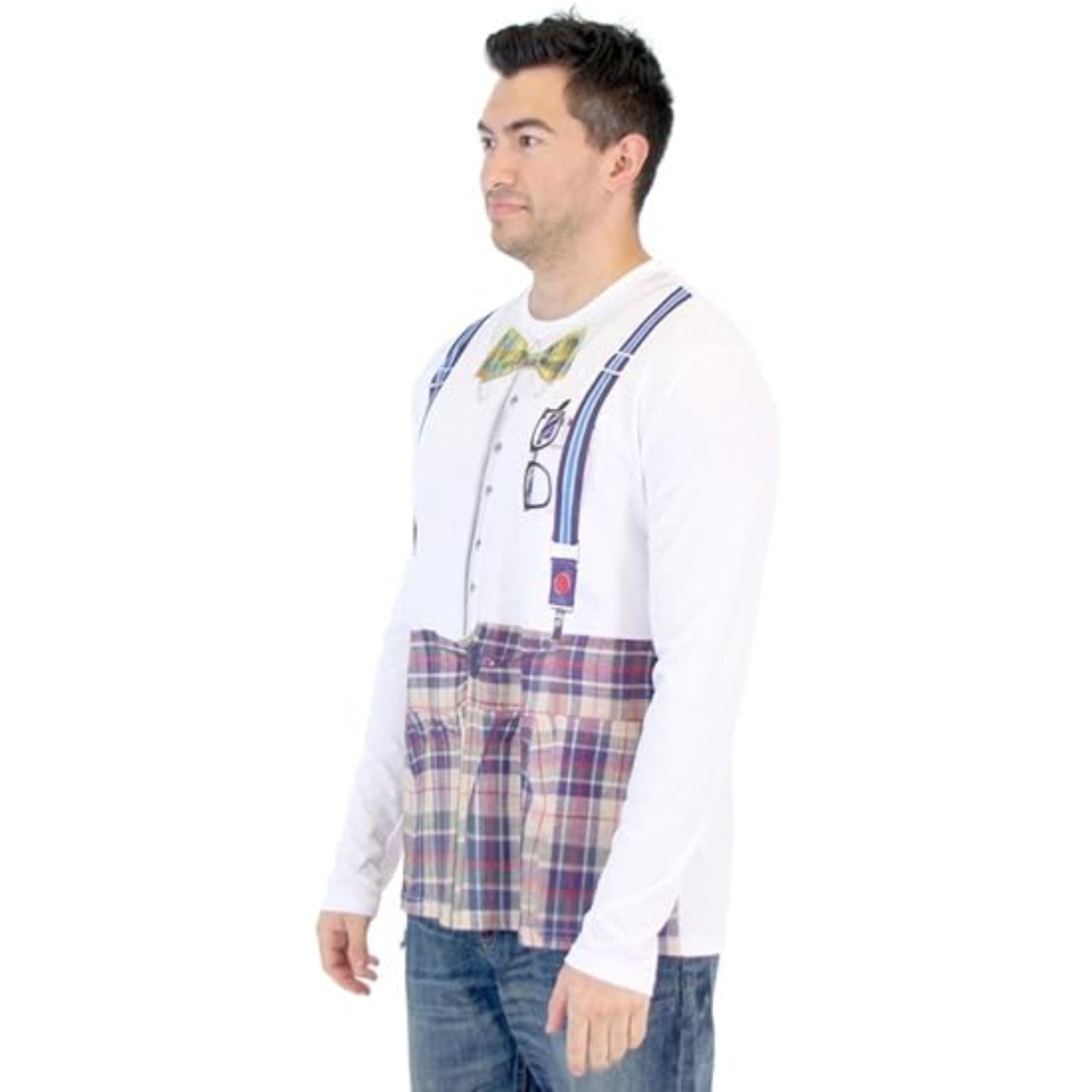 Nerd Long Sleeve Men's Costume T Shirt