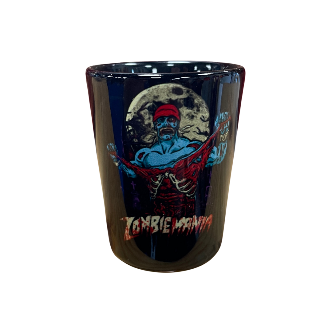 Hulk Hogan Zombiemania Shot Glass