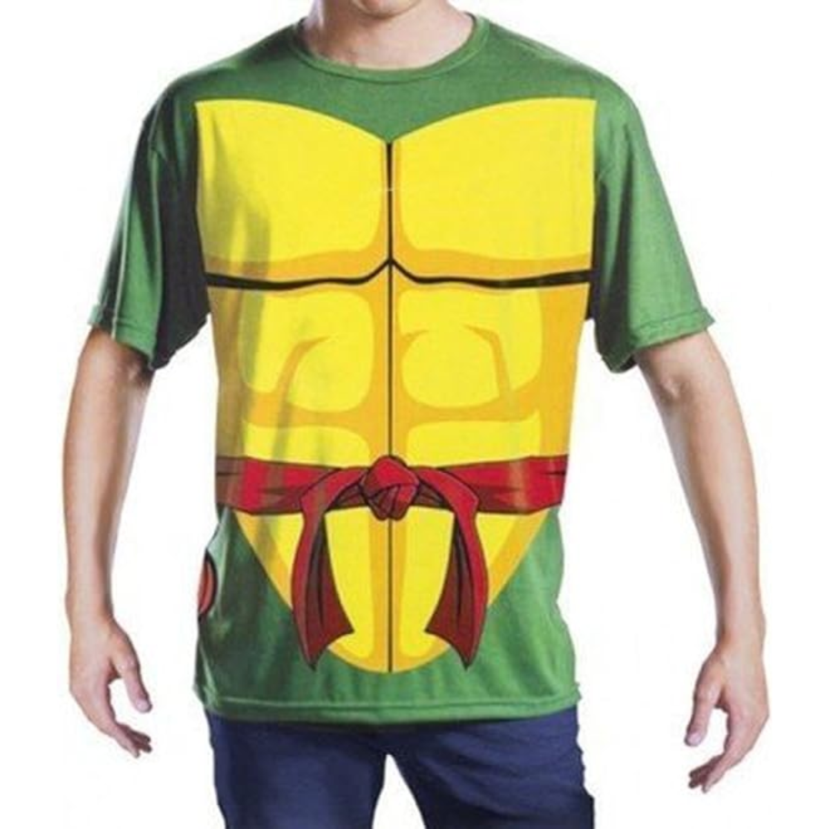 TMNT Teenage Mutant Ninja Turtles Raphael Adult L/XL Costume T Shirt