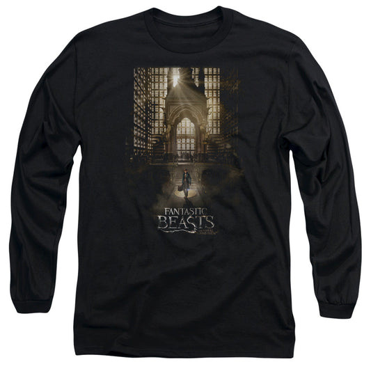 Fantastic Beasts Poster Mens Long Sleeve Shirt Black Officially Licensed