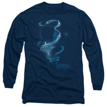 Load image into Gallery viewer, Fantastic Beasts 2 Newt Silhouette Mens Long Sleeve Shirt Navy Officially Licensed