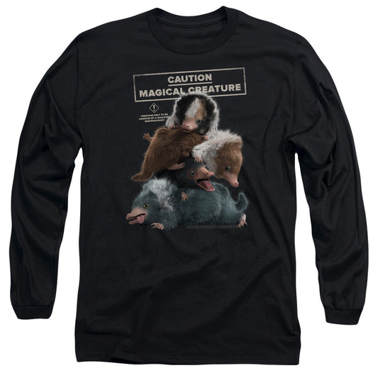 Fantastic Beasts 2 Cuddle Puddle Mens Long Sleeve Shirt Black Officially Licensed