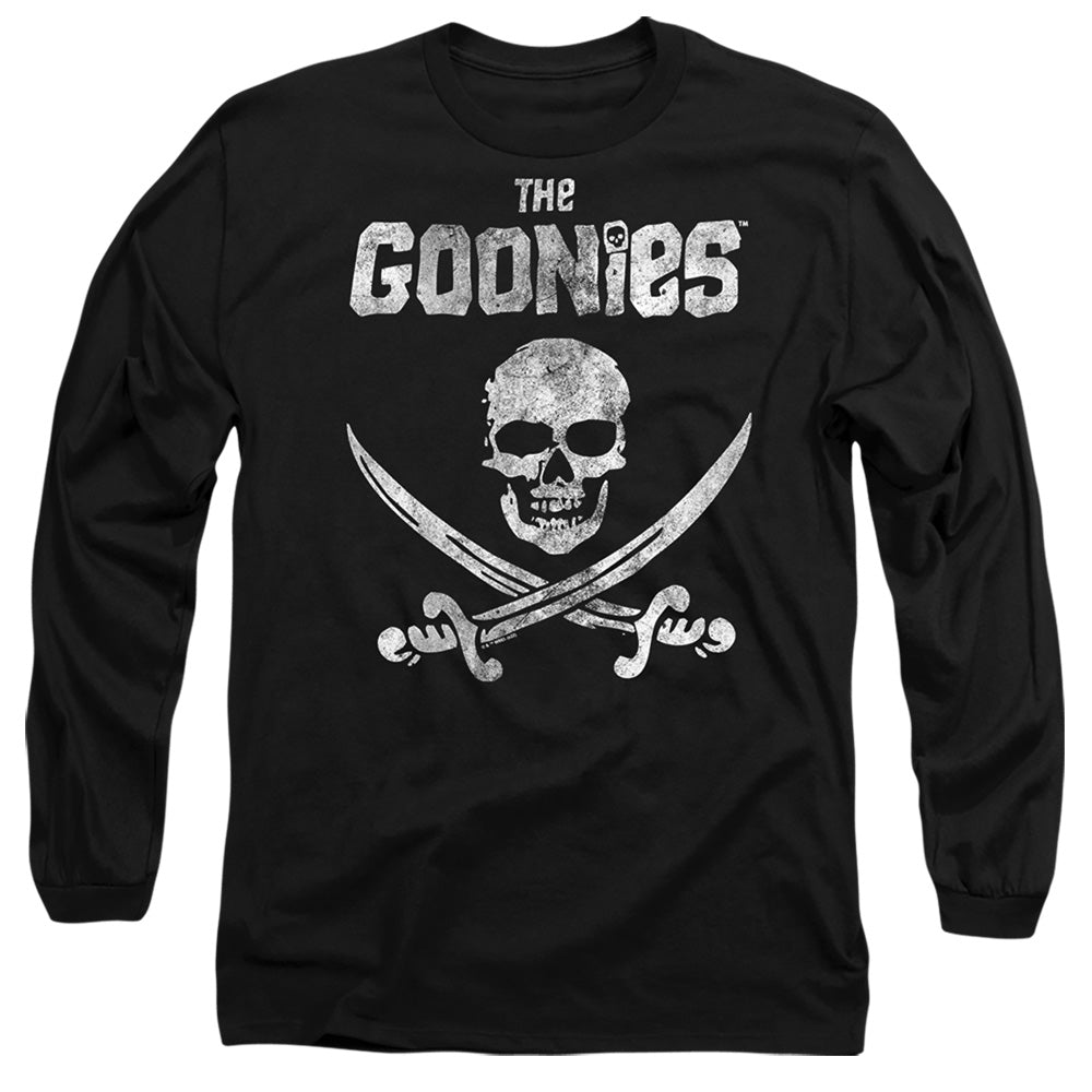 The Goonies Flag 1 Mens Long Sleeve Shirt Black Officially Licensed