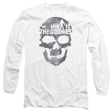 Load image into Gallery viewer, The Goonies Skull 2 Mens Long Sleeve Shirt White