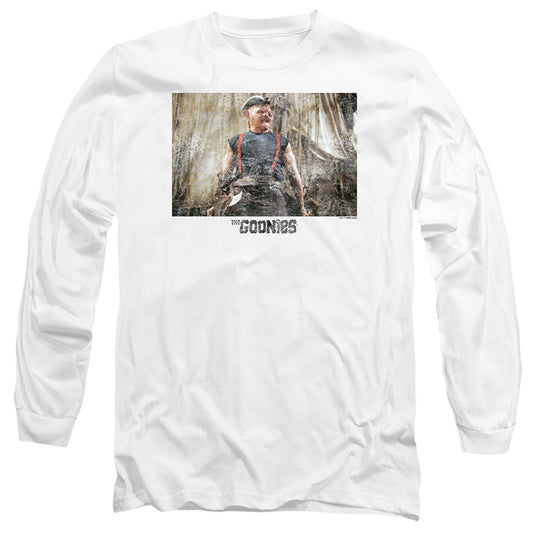 The Goonies Sloth 2 Mens Long Sleeve Shirt White Officially Licensed