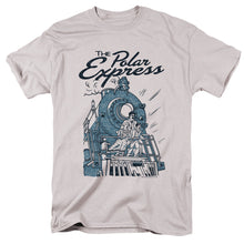 Load image into Gallery viewer, Polar Express Rail Riders Mens T Shirt Silver