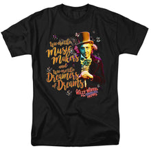 Load image into Gallery viewer, Willy Wonka And The Chocolate Factory Music Makers Mens T Shirt Black