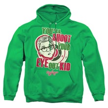 Load image into Gallery viewer, A Christmas Story Youll Shoot Your Eye Out Mens Hoodie Kelly Green