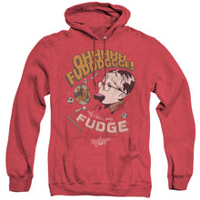 Load image into Gallery viewer, A Christmas Story Fudge Heather Mens Hoodie Red