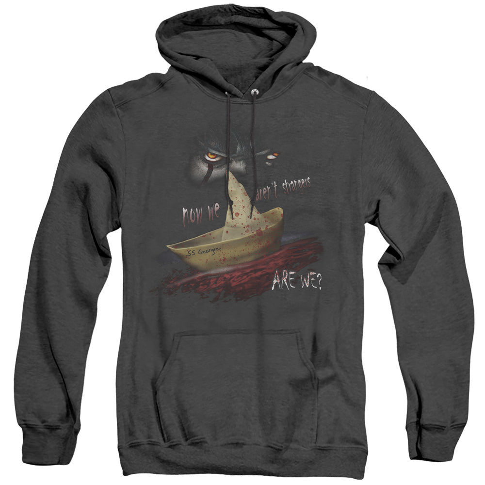 IT Now We Arent Strangers Heather Mens Hoodie Black