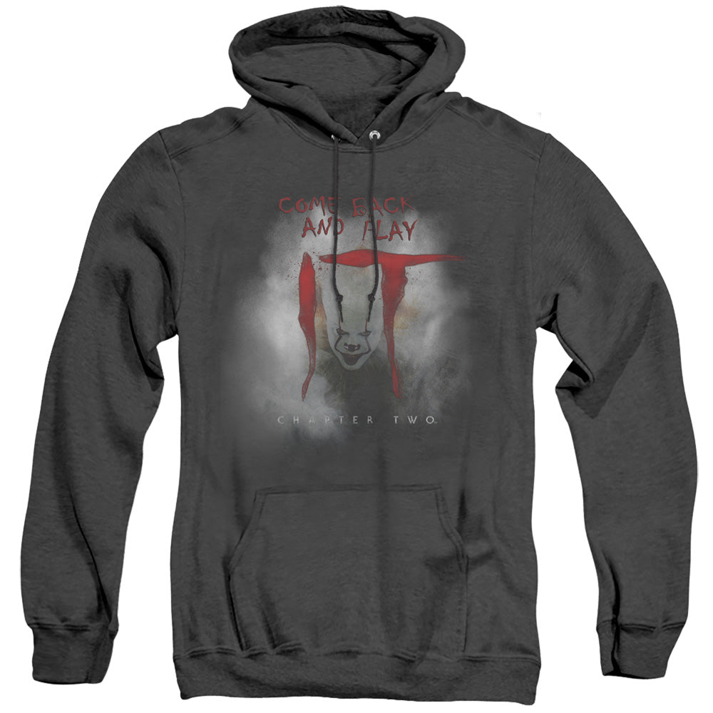 IT 2 Come Back And Play Heather Mens Hoodie Black